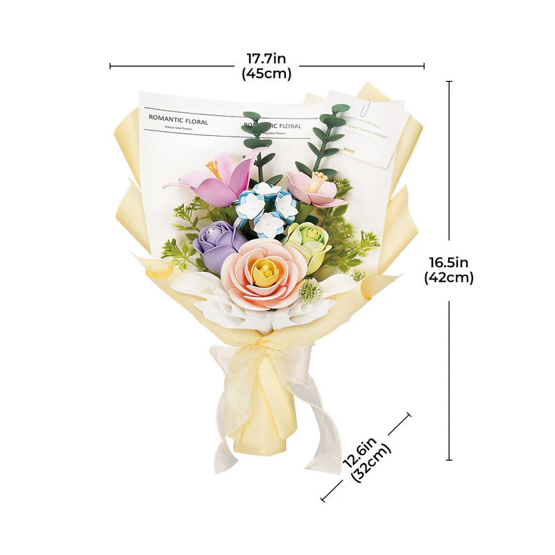 ROKR Spring Time Bouquet DIY 3D Flower Puzzle