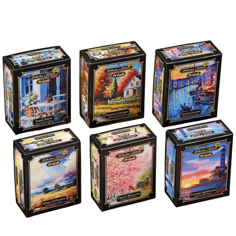 Frank Collector's Edition | 6-Puzzle Set | 150 Pieces | Fun & Engaging Jigsaw Collection