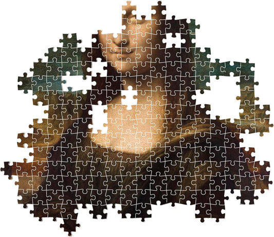 Clementoni - Mona Lisa by Leonardo da Vinci - 1,000 pcs Jigsaw Puzzle - Museum Collection Compact Box (Made in Italy)