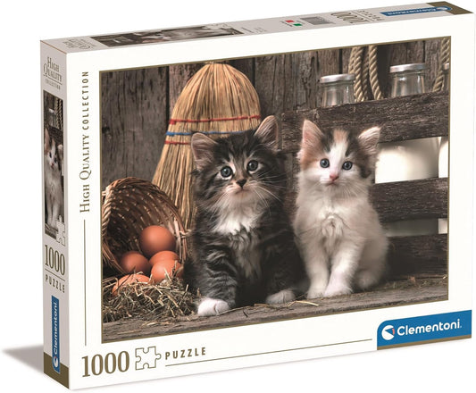 Clementoni Lovely Kittens | 1000pcs Puzzle | Cute Animal Jigsaw