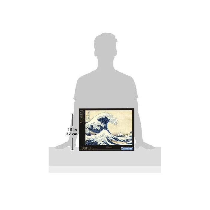 Clementoni - Hokusai: The Great Wave - 1,000 pcs Jigsaw Puzzle - Museum Collection (Made in Italy)