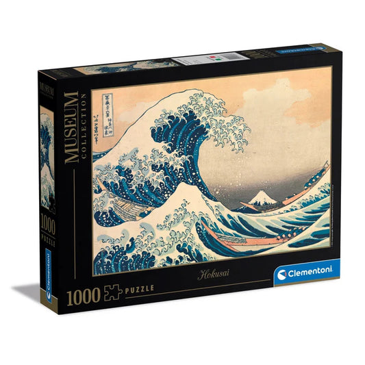 Clementoni - Hokusai: The Great Wave - 1,000 pcs Jigsaw Puzzle - Museum Collection (Made in Italy)