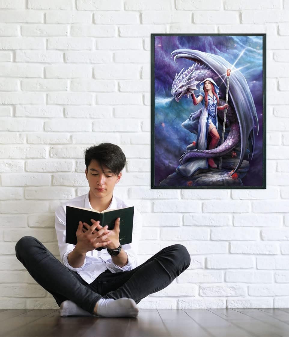 Clementoni Anne Stokes Dragon Mage | 1000pcs Fantasy Puzzle | Art Collection