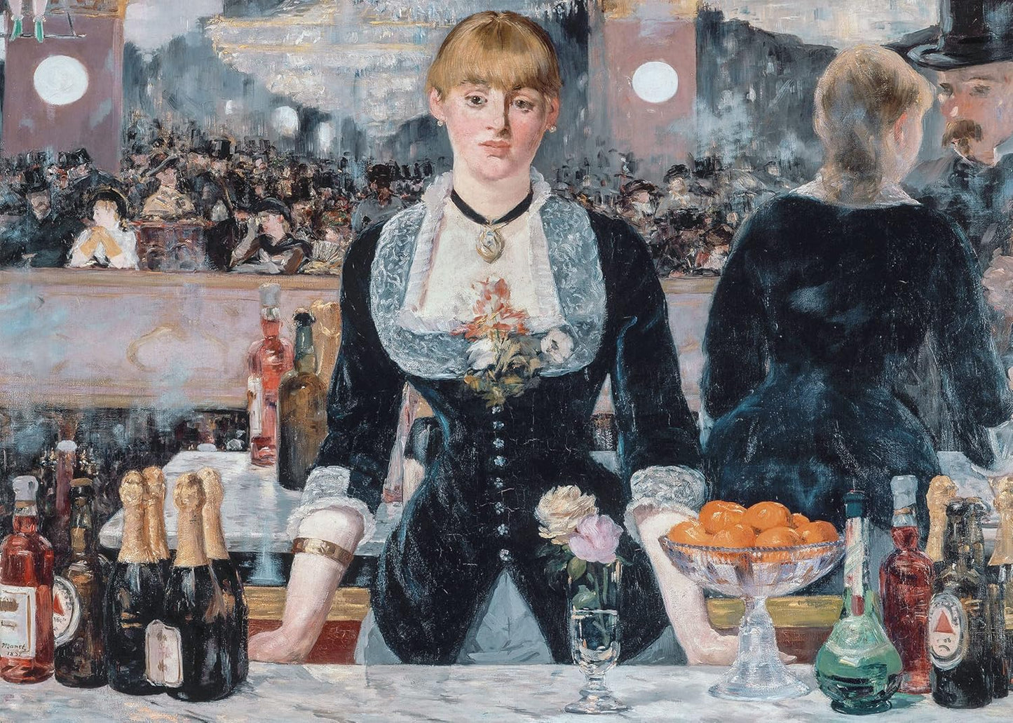 Clementoni - Manet: A Bar at the Folies-Bergère - 1,000 pcs Jigsaw Puzzle - Museum Collection (Made in Italy)