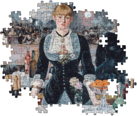Clementoni - Manet: A Bar at the Folies-Bergère - 1,000 pcs Jigsaw Puzzle - Museum Collection (Made in Italy)