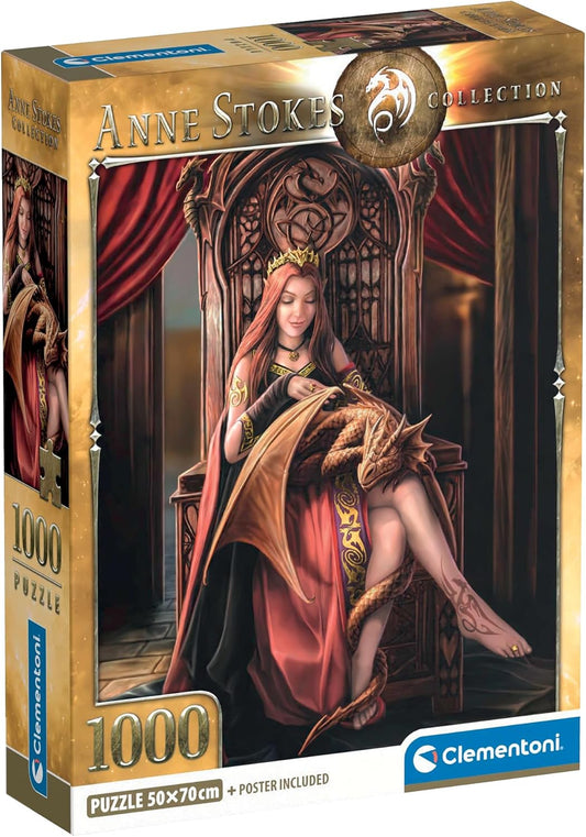 Clementoni Anne Stokes Friends Forever 1000-Piece Jigsaw Puzzle