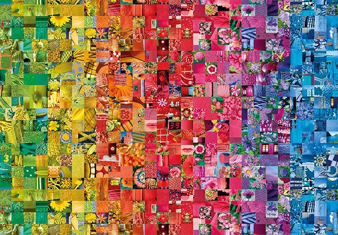 Clementoni Puzzle | Colorboom Collage | 1000 pcs | Color Gradient Art for Adults