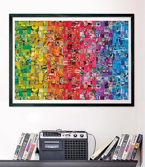 Clementoni Puzzle | Colorboom Collage | 1000 pcs | Color Gradient Art for Adults
