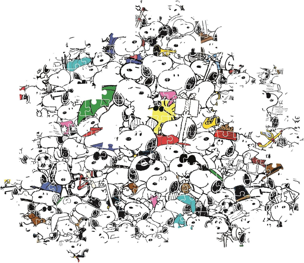 Clementoni Puzzle | Peanuts Impossible (1000 pcs) | Made-in-Italy Eco Comic Challenge