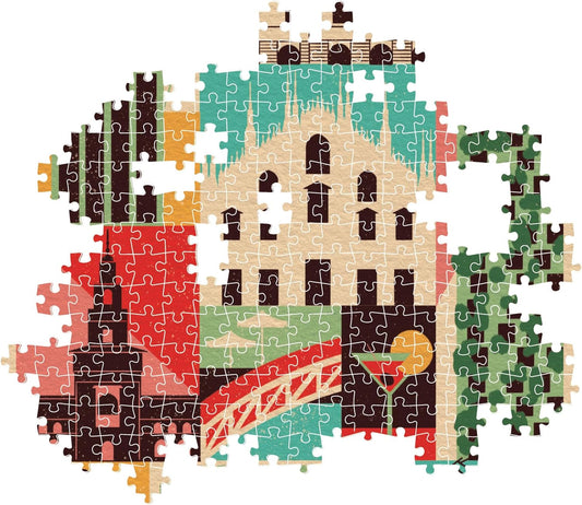 Clementoni 1000 Piece Jigsaw | Style in the City Milano | Trendy City Puzzle