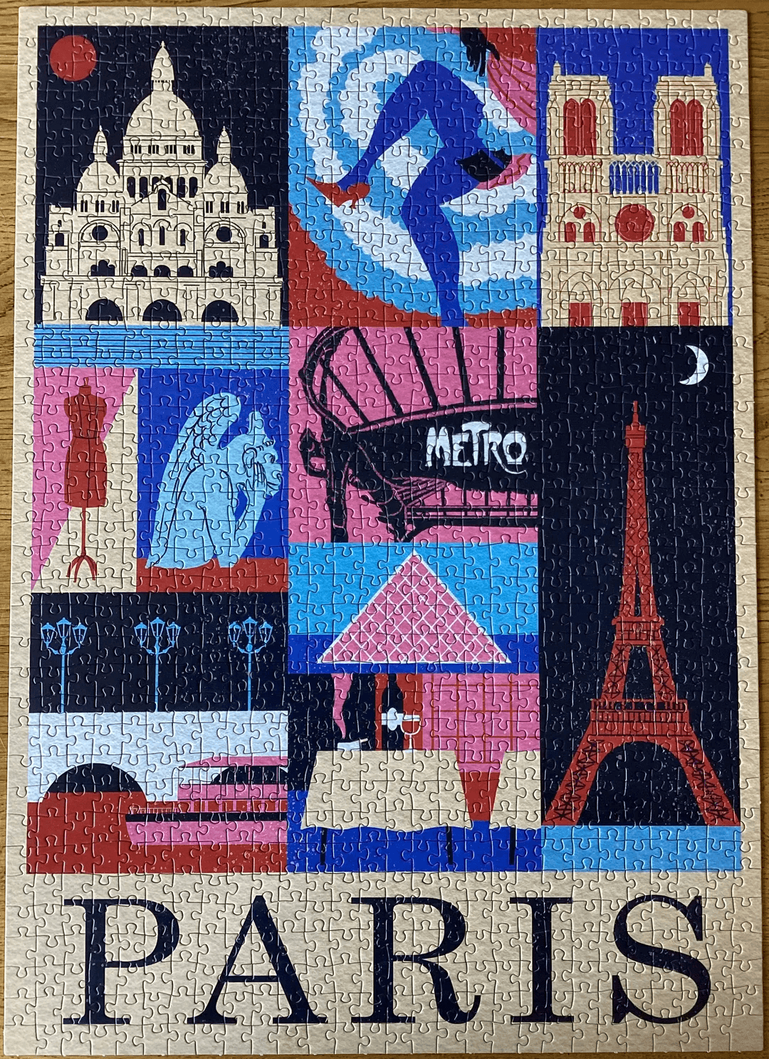 Clementoni 1000 Piece Jigsaw | Style in the City Paris | Fashion City Puzzle