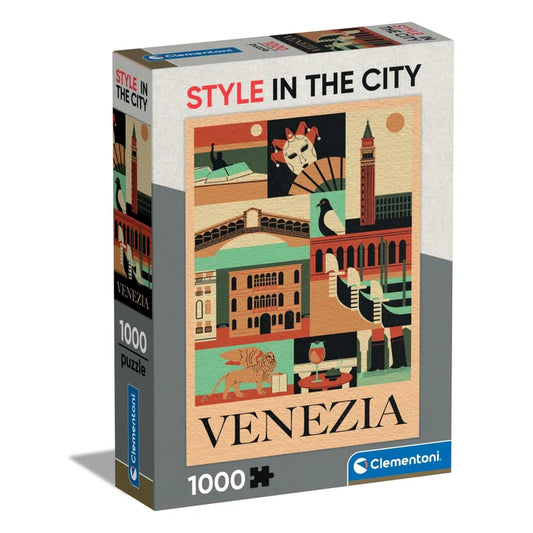 Clementoni 1000 Piece Jigsaw | Style in the City Venice | Italian City Puzzle
