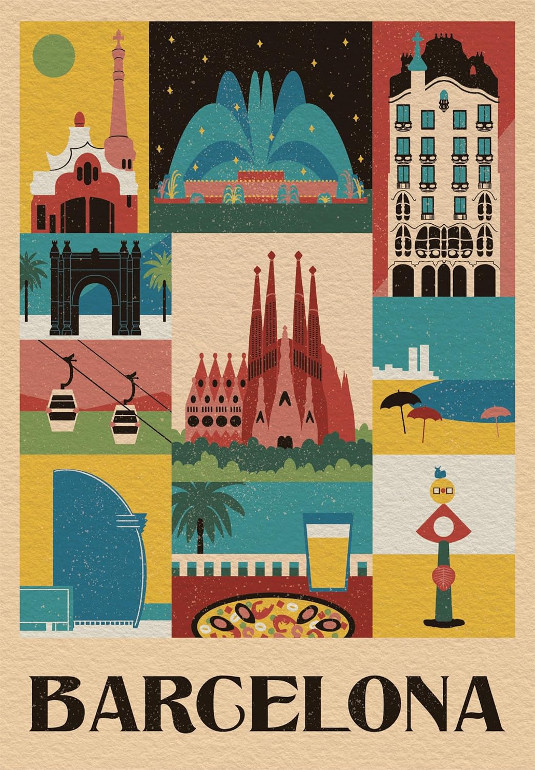 Clementoni 1000 Piece Jigsaw | Style in the City Barcelona | Scenic City Puzzle