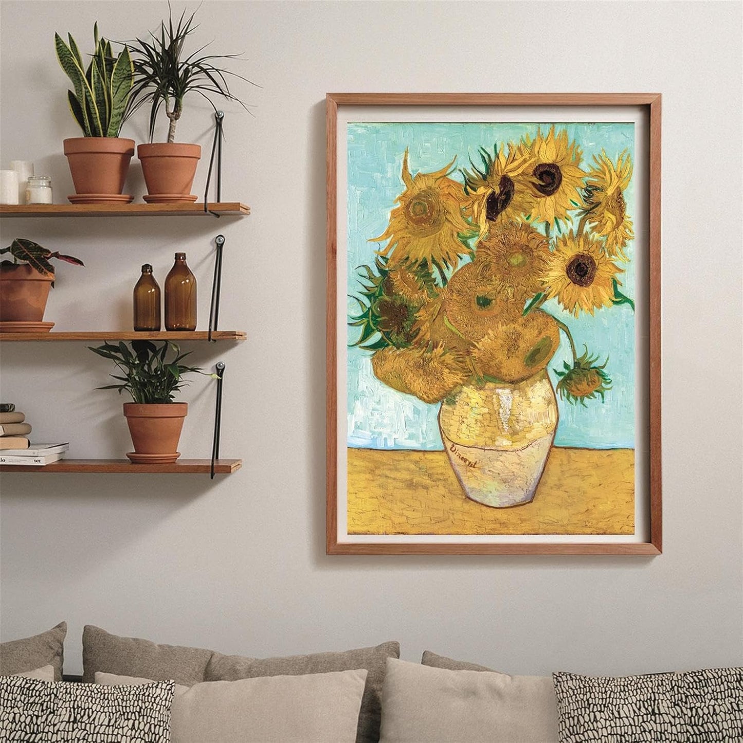 Clementoni - Sunflowers by Van Gogh - 1,000 pcs Jigsaw Puzzle - Museum Collection Compact Box (Made in Italy)