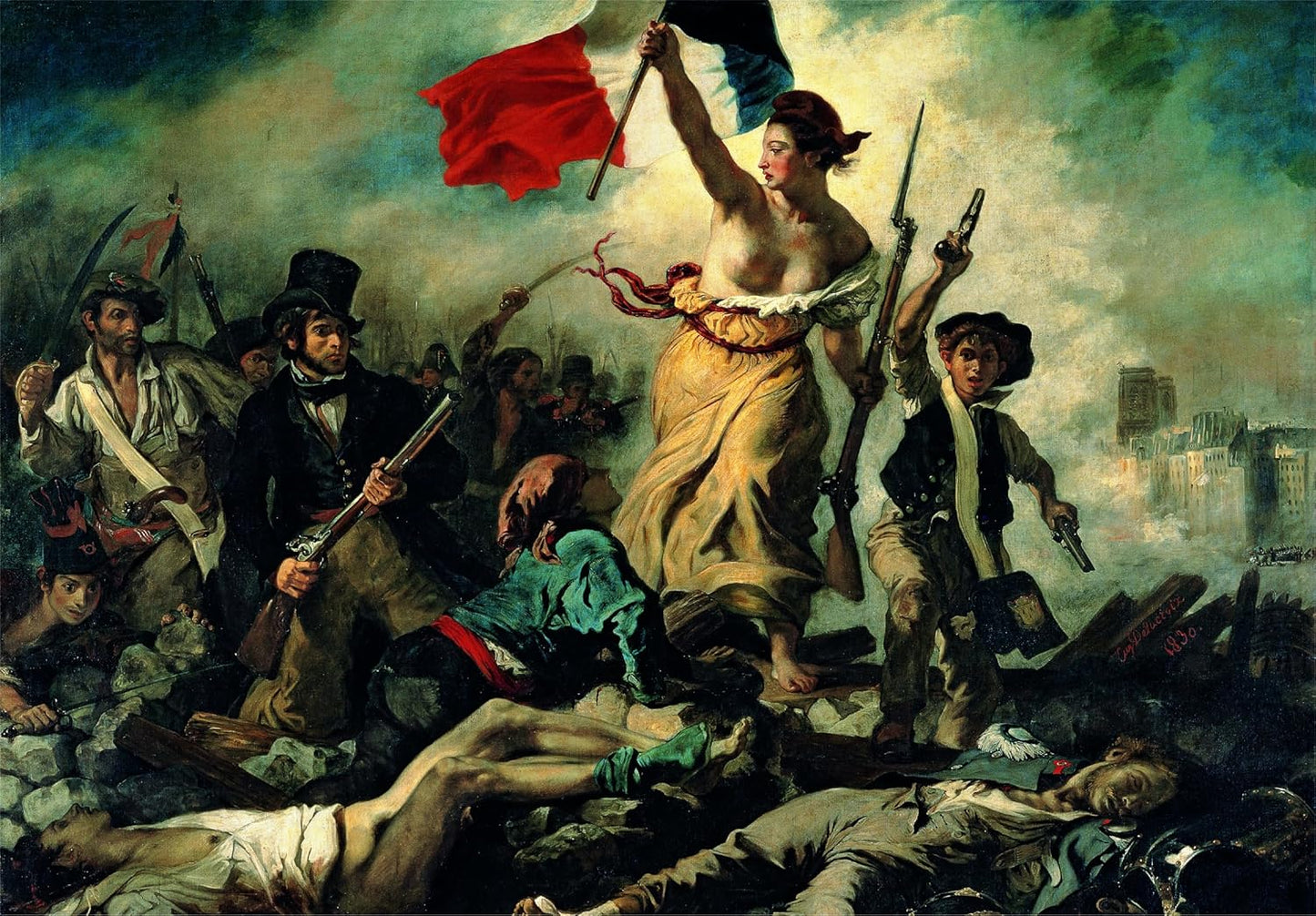 Clementoni - Liberty Leading the People - 1,000 pcs Jigsaw Puzzle - Museum Collection (Made in Italy)