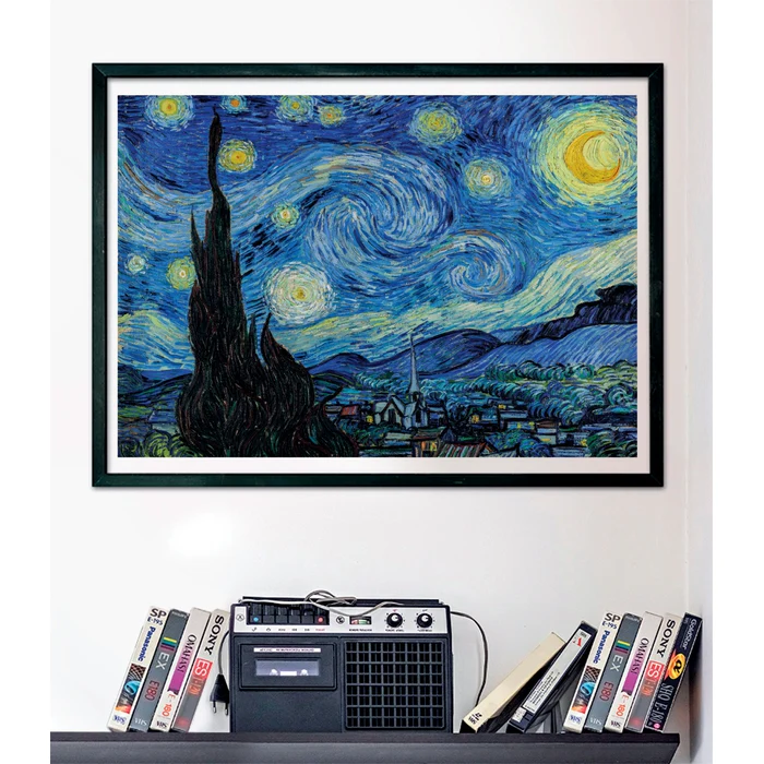 Clementoni - Starry Night by Vincent van Gogh - 1,000 pcs Jigsaw Puzzle - Museum Collection (Made in Italy)