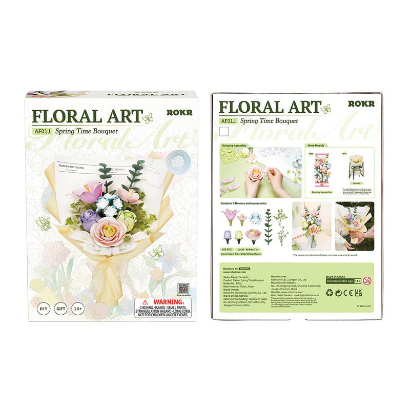 ROKR Spring Time Bouquet DIY 3D Flower Puzzle