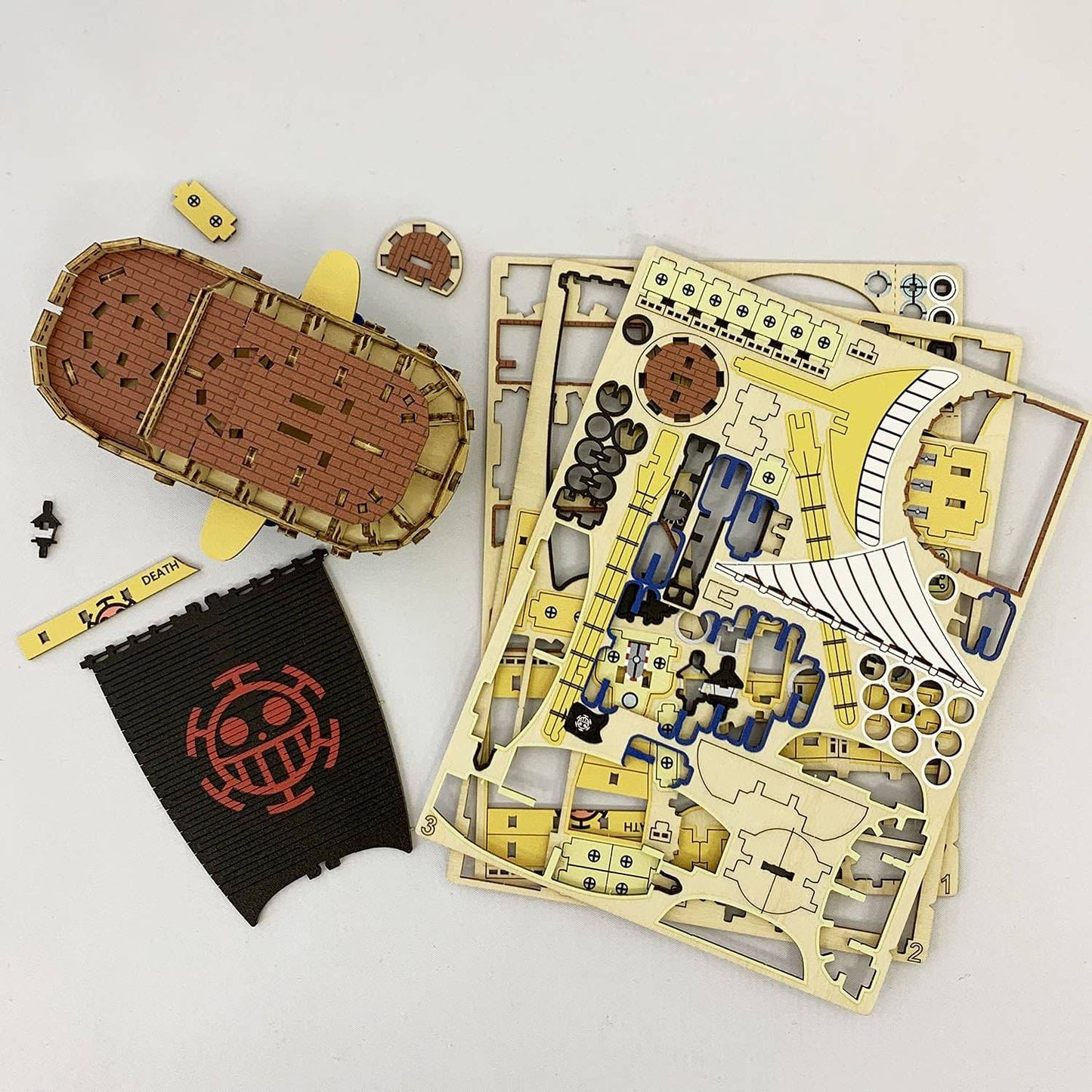 CubicFun x One Piece – Polar Tang 3D Puzzle | 96-Piece Model Kit | Ages 8+ | No Glue Required