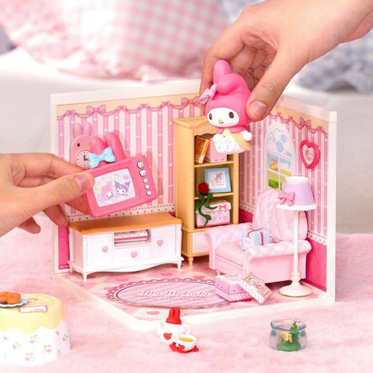 Rolife Super Creator My Melody Dreamy Living Room DIY Miniature House Kit