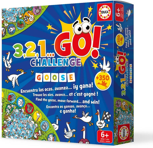 Educa 3,2,1 GO! Goose Challenge | Search & Find Game | Brain Games Collection