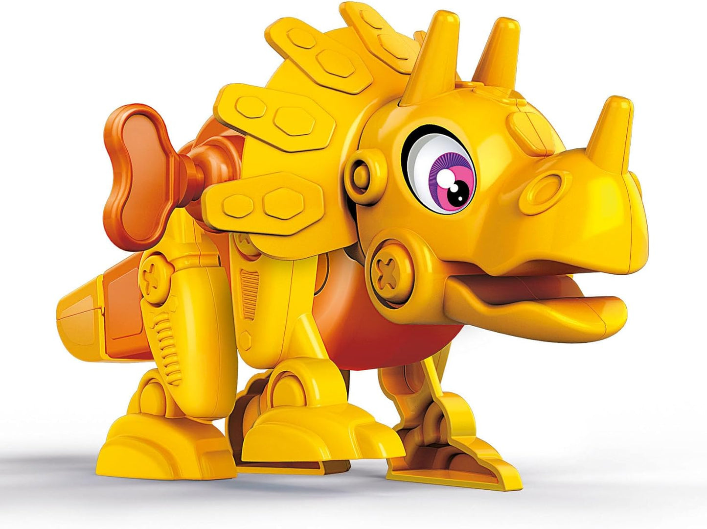 Clementoni Science & Play Dino Bot Triceratops | STEM Robot Building Kit | Educational Science Toy