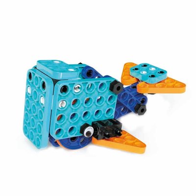 Clementoni Mechanics Junior Sea Animals Blue | STEM Building Kit | Educational Science Toy