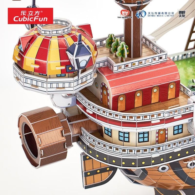 CubicFun One Piece Thousand Sunny | Complex Kit 244 Pieces | Foam & Paper, No Glue, Ages 8+