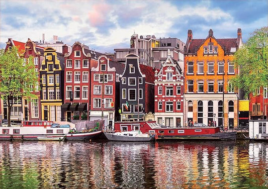 Educa Dancing Houses, Amsterdam | 1000pcs Jigsaw Puzzle | City Collection