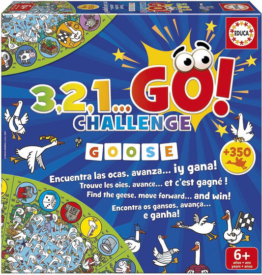 Educa 3,2,1 GO! Goose Challenge | Search & Find Game | Brain Games Collection