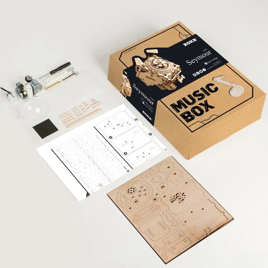 Robotime Seymour Model Kit | DIY Wooden Puzzle | Collectible Display Model