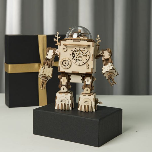 ROKR Orpheus AM601 | Wooden Music Box Model Kit | DIY Mechanical Puzzle