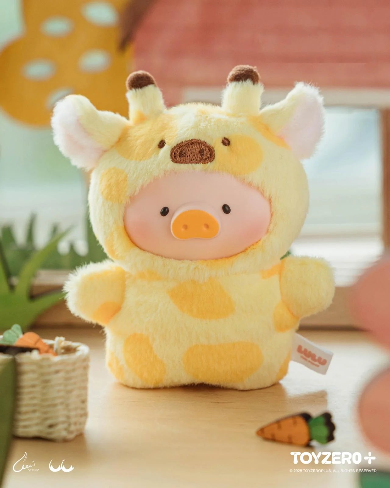LuLu the Piggy - Animal Party Puppet Show PVC Face Plush Keychain (Blind Box)