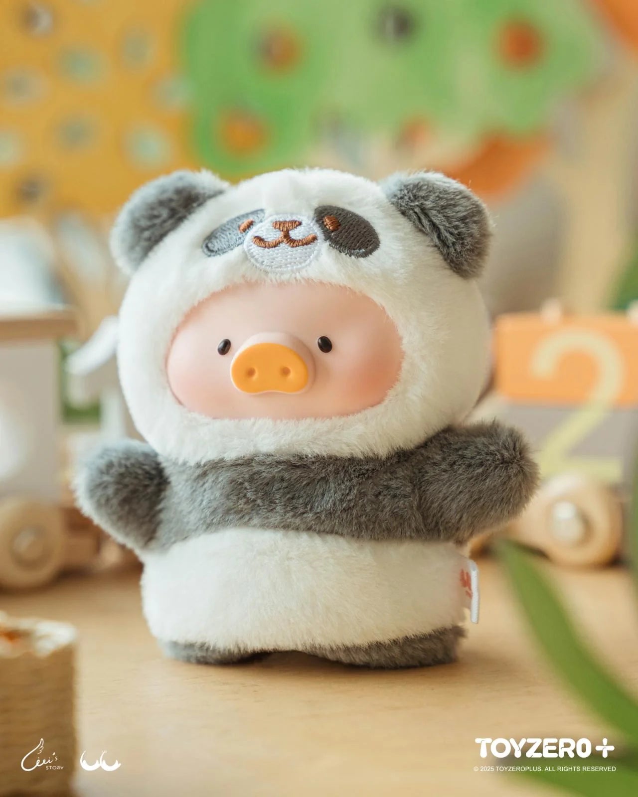 LuLu the Piggy - Animal Party Puppet Show PVC Face Plush Keychain (Blind Box)