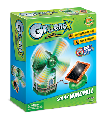 GREENEX Solar Windmill | Educational STEM Kit | Solar-Powered Windmill Model
