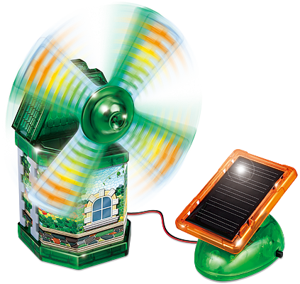 GREENEX Solar Windmill | Educational STEM Kit | Solar-Powered Windmill Model