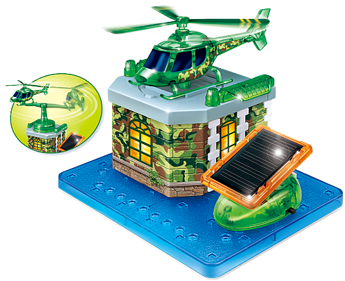 GREENEX Solar Chopper | STEM Toy | Build & Learn Solar-Powered Helicopter