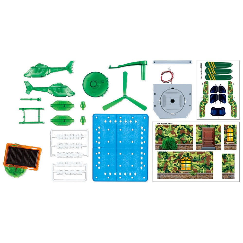 GREENEX Solar Chopper | STEM Toy | Build & Learn Solar-Powered Helicopter