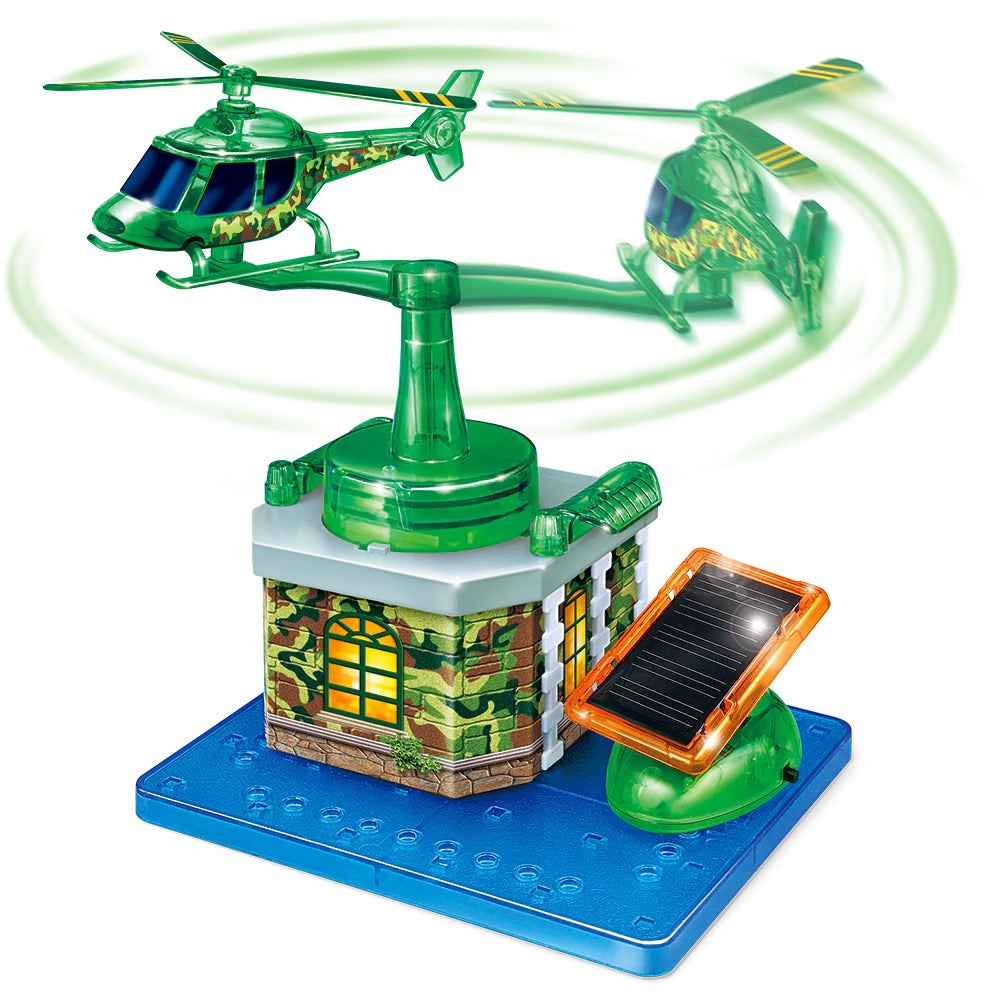 GREENEX Solar Chopper | STEM Toy | Build & Learn Solar-Powered Helicopter