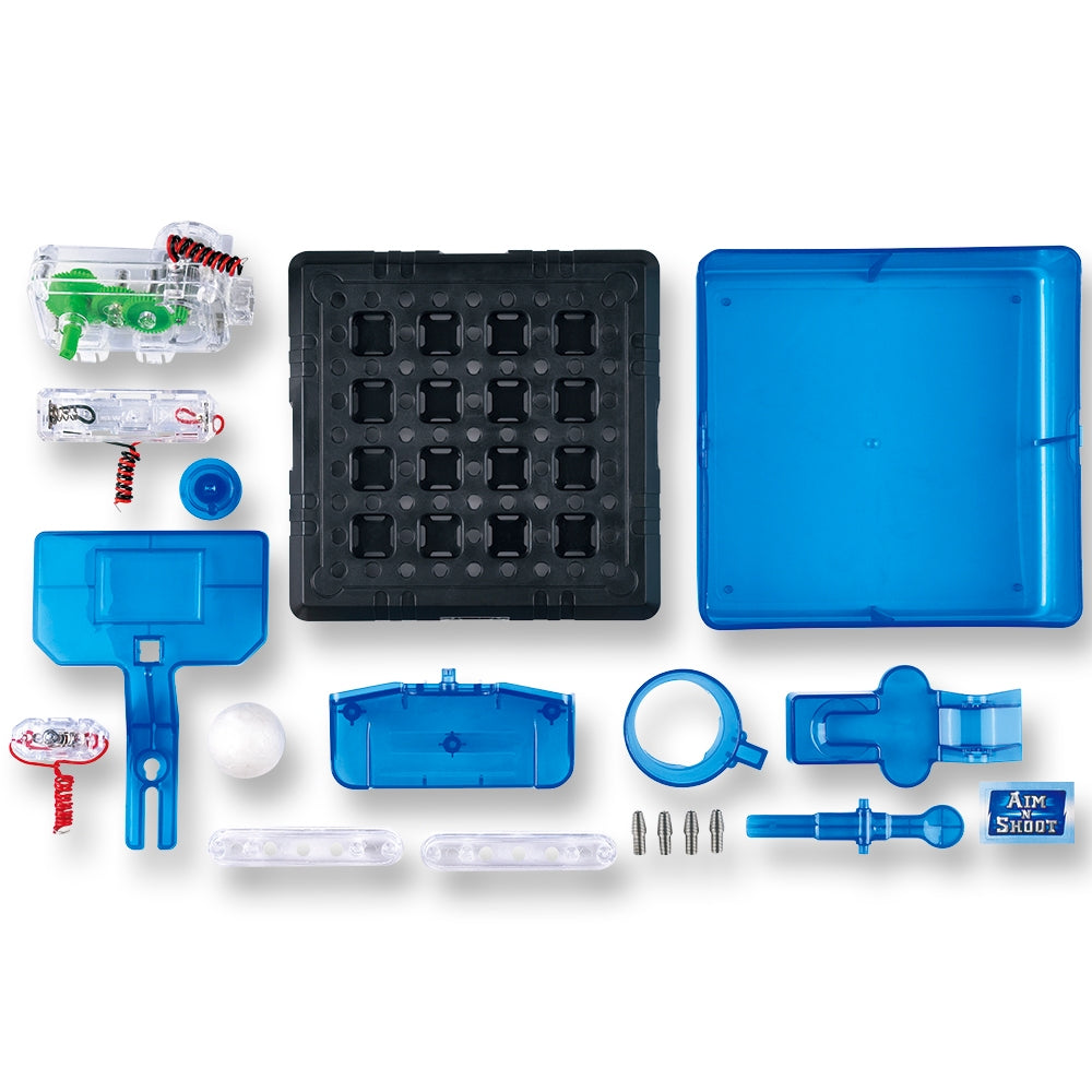 Connex Aim N Shoot | STEM Basketball Kit with Moving Hoop | Easy Build for Kids 8+