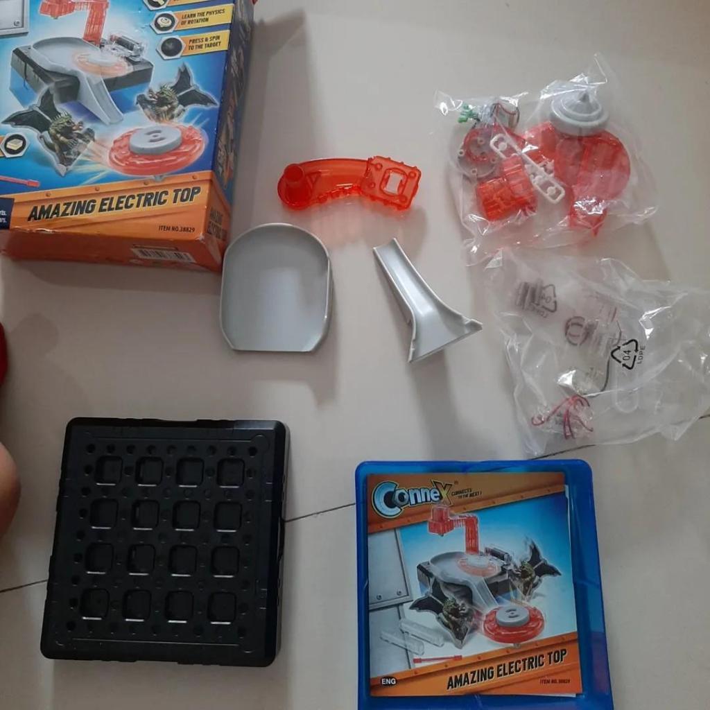 Connex Electric Top Kit | Build Your Own Spinning Toy | STEM Education for Ages 8+