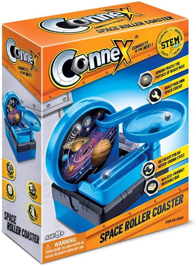 Connex DIY Space Roller Coaster | Physics & Engineering Toy | Kids 8+