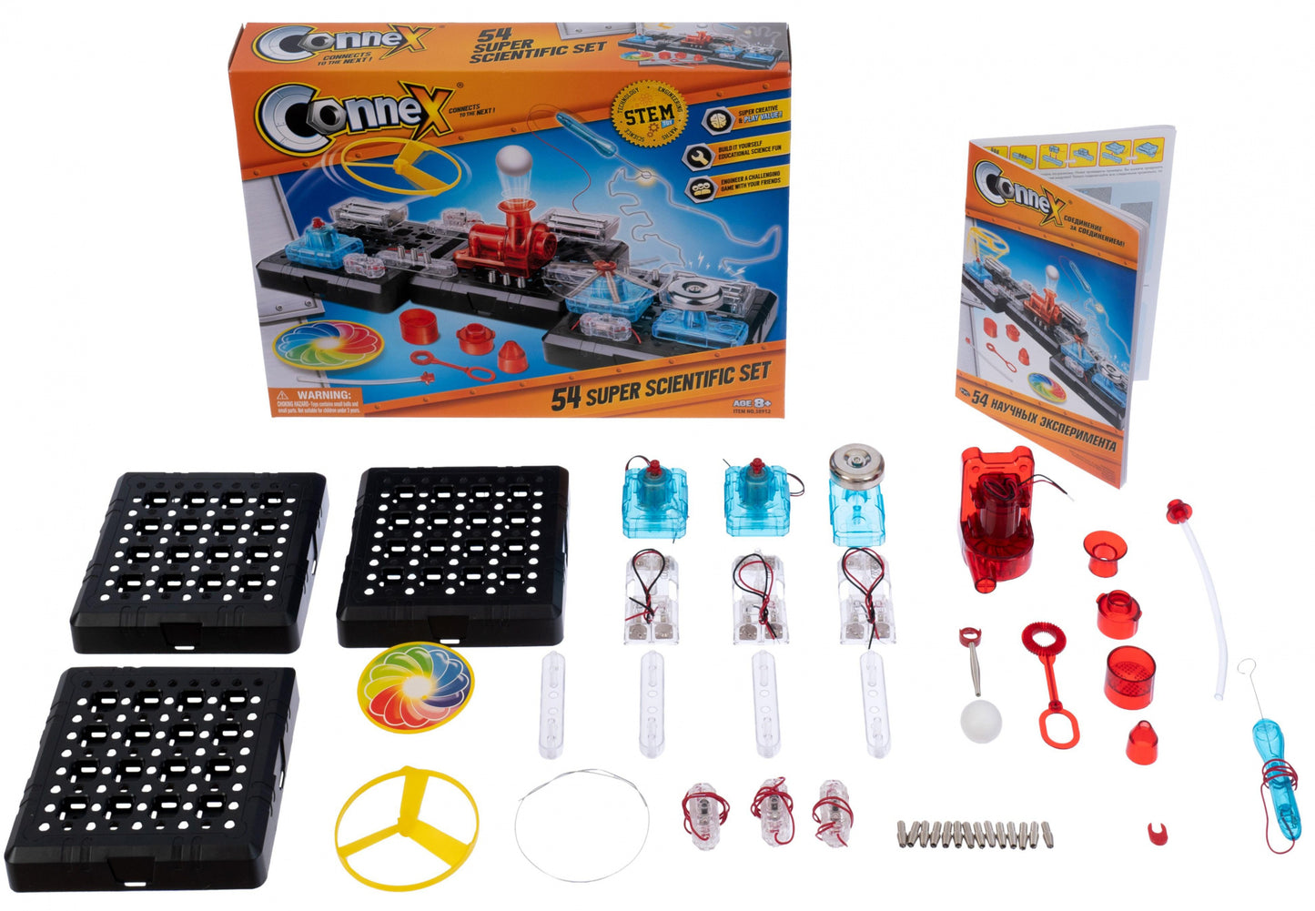 Connex Super Scientific Set | 54 Pieces | STEM Building & Learning Toy