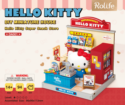 Rolife Hello Kitty's Super Snacks Mini Blocks 94 Pieces