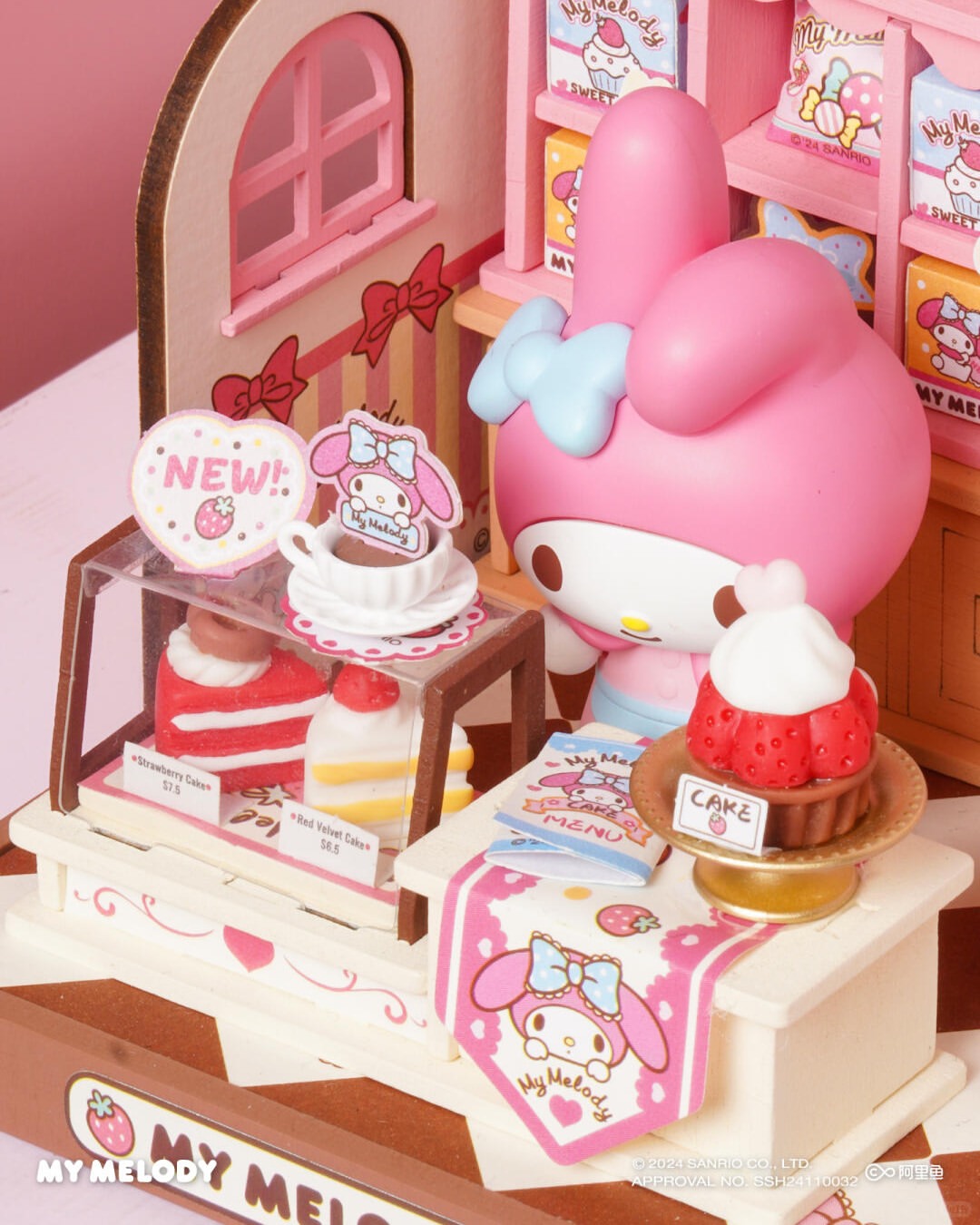 Rolife My Melody's Strawberry Cakes DIY Miniature House Kit