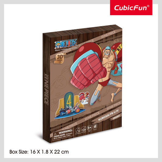 CubicFun Kurosai FR-U IV 3D Ship Puzzle | One Piece Anime | No Glue Required | Ages 8+