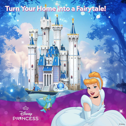 CubicFun Cinderella’s Dream Castle | 106pcs 3D Puzzle | Fairytale Castle Model
