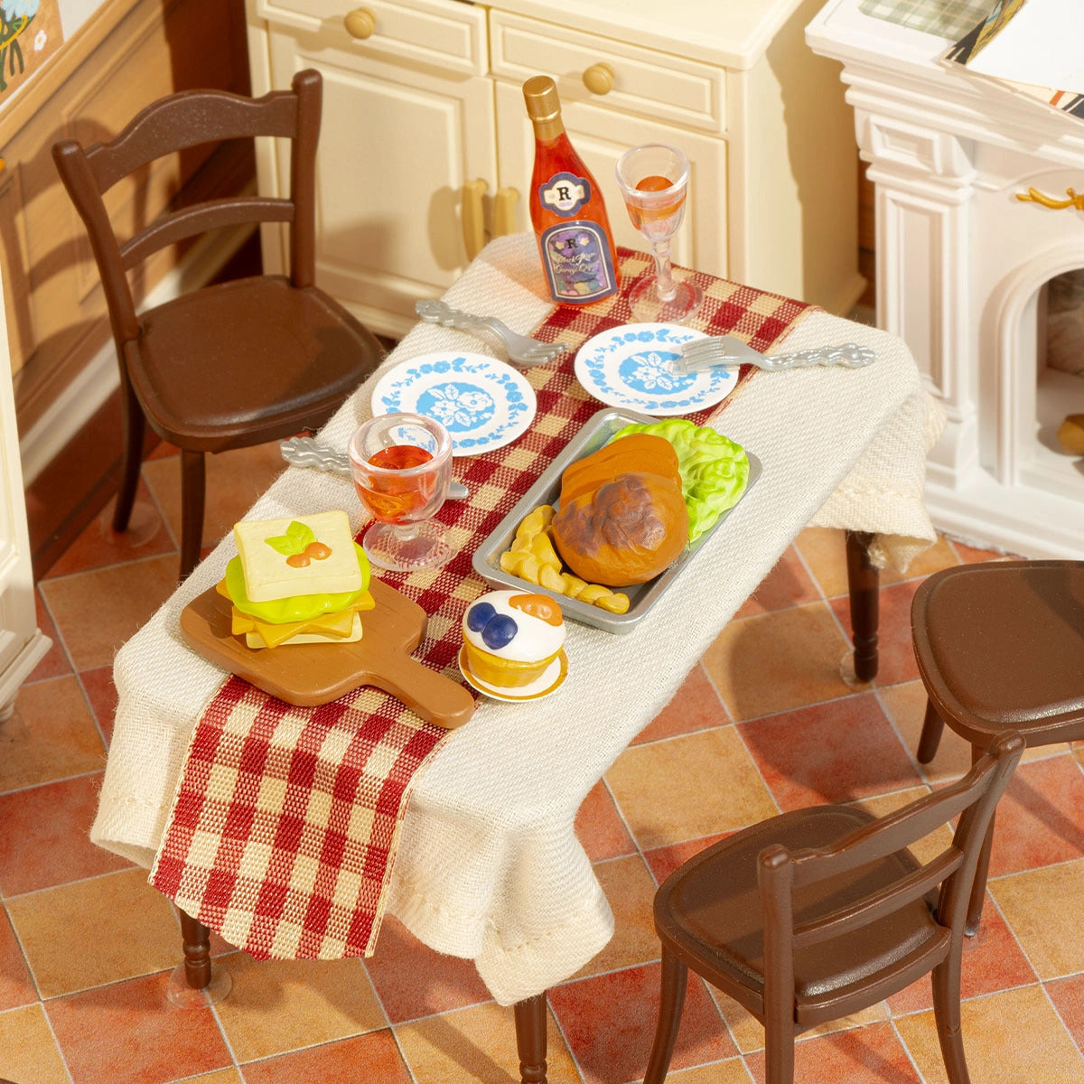 Rolife Super Creator Warm Dining Room DIY Miniature House Kit