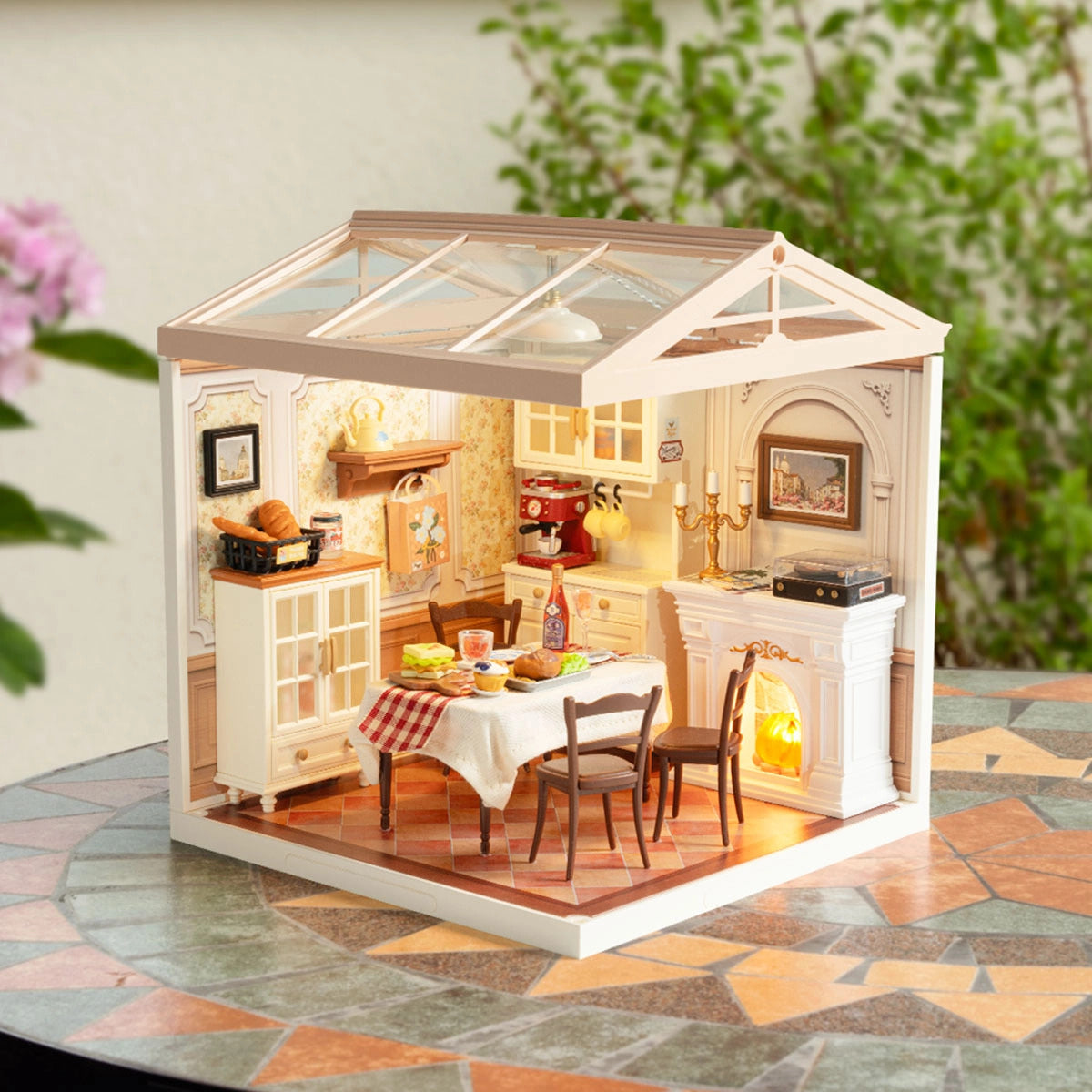 Rolife Super Creator Warm Dining Room DIY Miniature House Kit