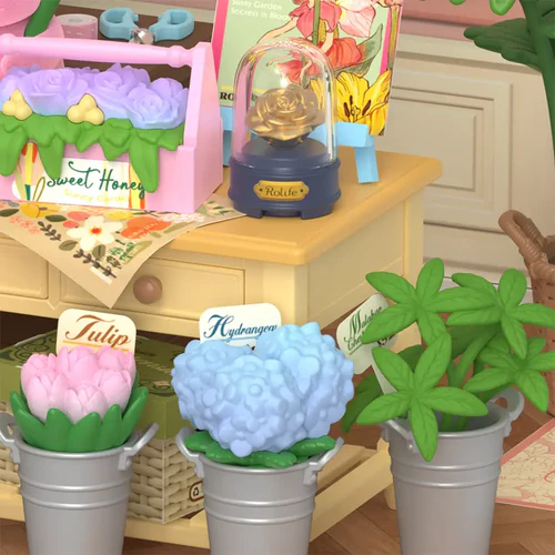 Rolife Super Creator Fresh Flower Shop DIY Miniature House Kit