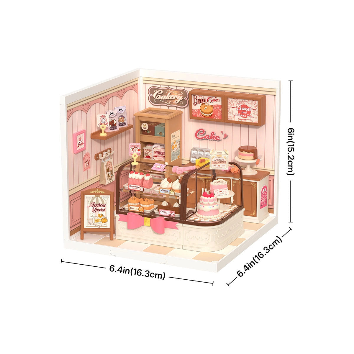Rolife Super Creator Tasty Cake Shop DIY Miniature House Kit